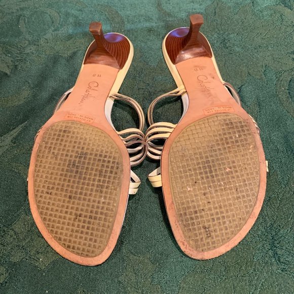 Cole Haan Low-Heel Strappy Thong Slide Sandals 11B - Picture 5 of 5